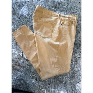 Old Navy Rockstar Super Skinny Gold Yellow Color Jeans Size Womens 16 Stretch